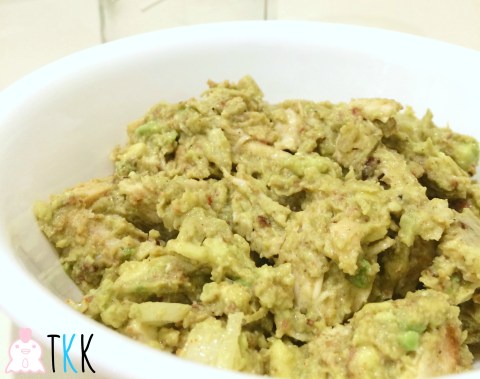 The Keto Kitchen - Avocado Chicken Bacon Salad Low Carb Dinner Lunch Recipe