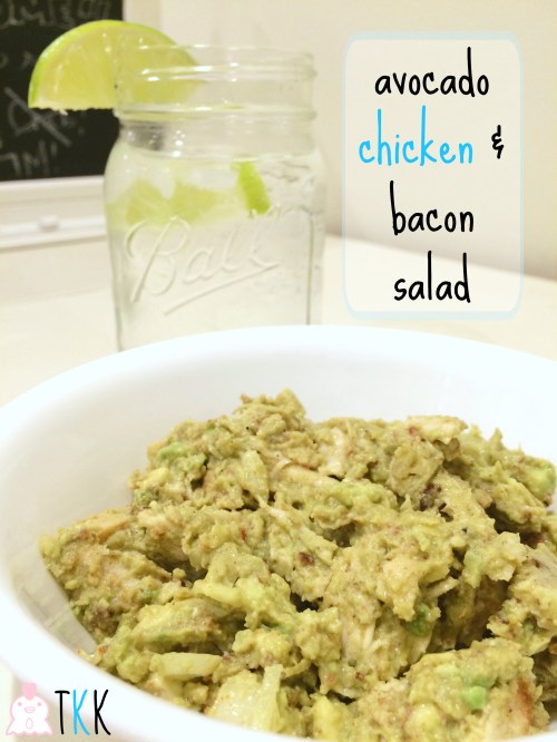 The Keto Kitchen - Avocado Chicken Bacon Salad